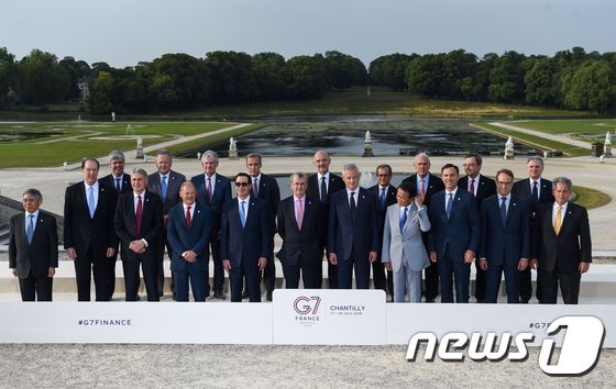프랑스에서 열린 G7 재무장관·중앙은행총재 회의 © AFP=뉴스1