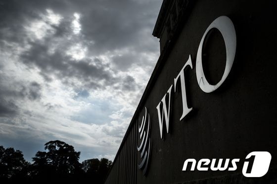 스위스 제네바의 세계무역기구(WTO) 본부 건물 모습. © AFP=뉴스1
