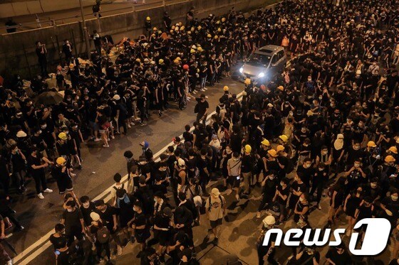 홍콩 반송환법 시위. © AFP=뉴스1