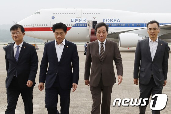 이낙연 총리, 4개국 순방 마친 뒤 서울공항 도착