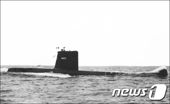 1968년 작전중 실종된 프랑스 해군 미네르바 잠수함(프랑스해군 파일) © AFP=뉴스1