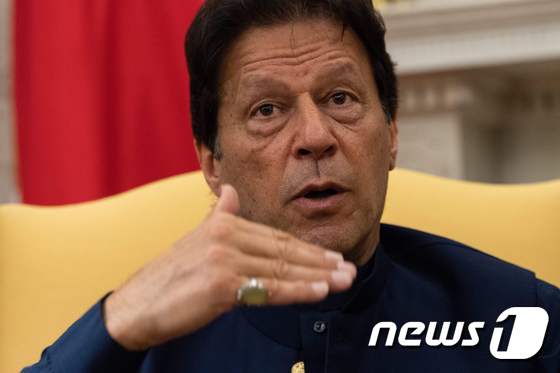 임란 칸 파키스탄 총리. © AFP=뉴스1