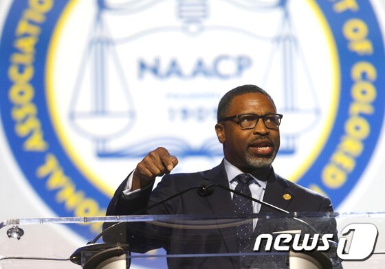 에릭 존슨 '전미 유색인 지위 향상 협회'(NAACP) 회장 © 로이터=뉴스1