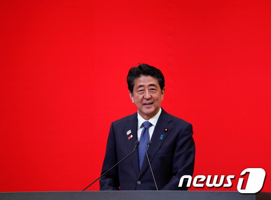 아베 신조 일본 총리 © 로이터=뉴스1 