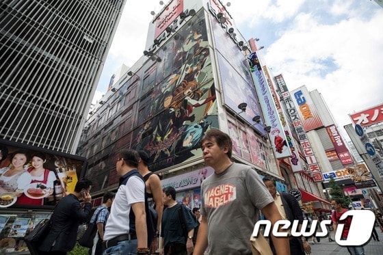 일본 도쿄 최대 전자제품 거리인 아키하바라. © AFP=뉴스1