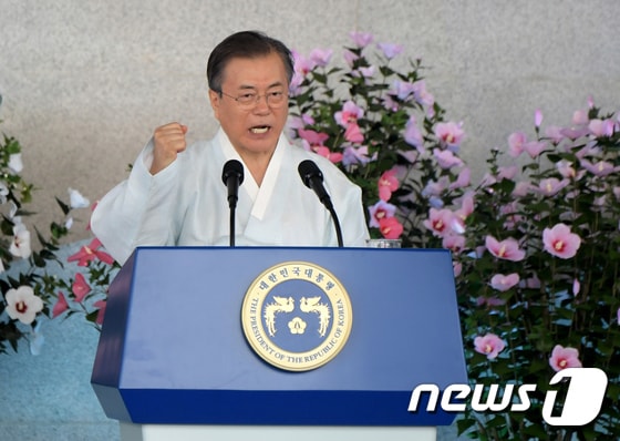 문재인 대통령. 2019.8.15/뉴스1 © News1 사진공동취재단
