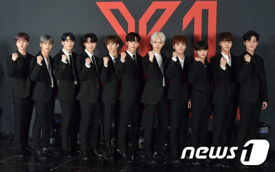 Mnet '프로듀스X101'를 통해 선발된 그룹 엑스원7/뉴스1 © News1