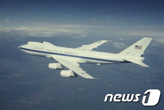 미 공군의 일명 '둠스데이 플레인(Doomsday Plane)' © 미 공군 제공=뉴스1