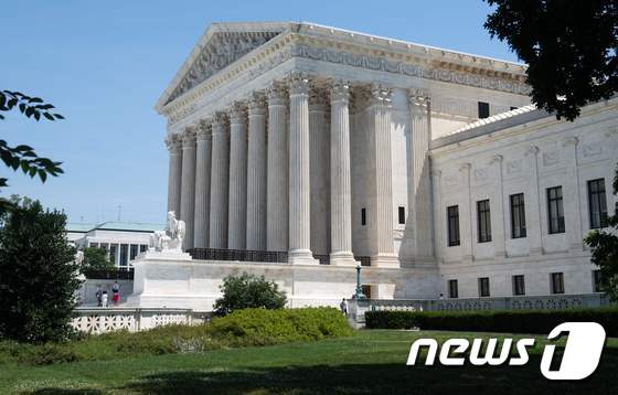 미국 워싱턴 DC에 있는 연방대법원 건물. © AFP=뉴스1