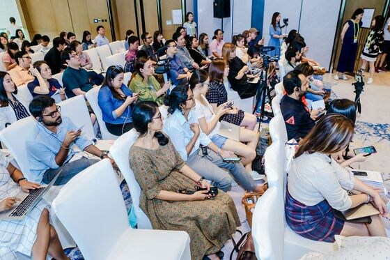 한국·미국·싱가포르·인도·인도네시아·대만 등 각국 취재진 약 80명이 타오바오 페스티벌 간담회에 참석했다.2019.09.11(알리바바 제공)© 뉴스1