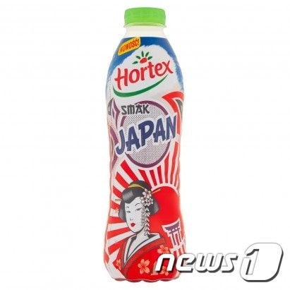폴란드 대표 식료품 회사인 호르텍스(Hortex)가 생산한 '일본 맛' 음료. (한국외국어대 제공) © 뉴스1