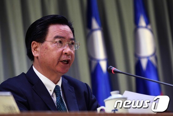 우자오셰 대만 외교장관. © AFP=뉴스1