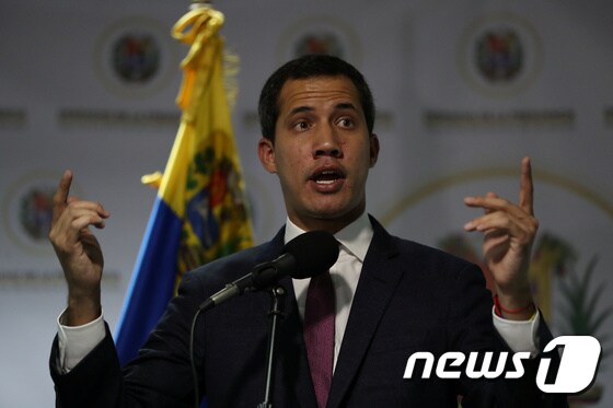 후안 과이도 베네수엘라 국회의장 © 로이터=뉴스1
