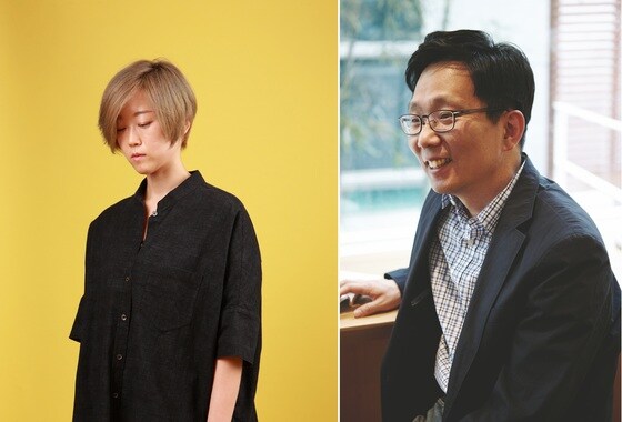 황정은(왼쪽, 정민영 제공)과 김두식(창비 제공).© 뉴스1
