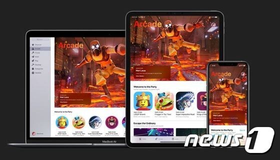 애플의 구독형 게임 서비스 애플 아케이드© 뉴스1