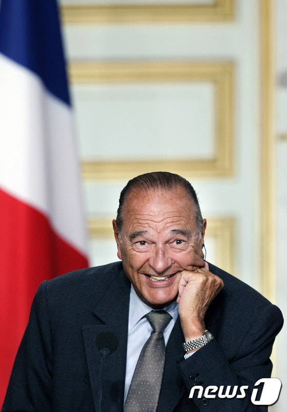 자크 시라크 전 프랑스 대통령. © AFP=뉴스1