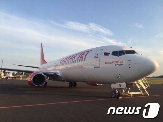 타이 이스타 제트 도입 기종 보잉 737. (온라인커뮤니티 제공)© 뉴스1
