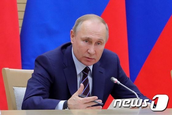 블라디미르 푸틴 러시아 대통령 © AFP=뉴스1<br><br>
