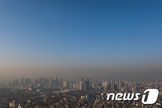 서울, 미세먼지 그리고 파란 하늘