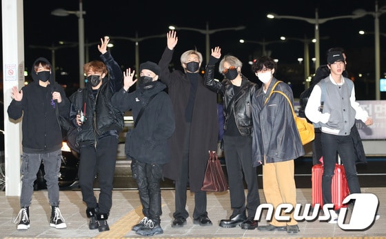 방탄소년단(BTS) 정국(왼쪽부터), 제이홉, 슈가, RM 지민, 뷔, 진. 2020.1.18/뉴스1 © News1 권현진 기자