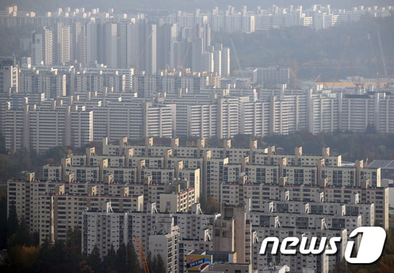  서울 강남구 대치동 아파트 단지의 모습. (뉴스1 DB) 2020.1.19/뉴스1