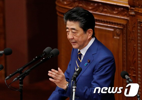 아베 신조 일본 총리 © 로이터=뉴스1