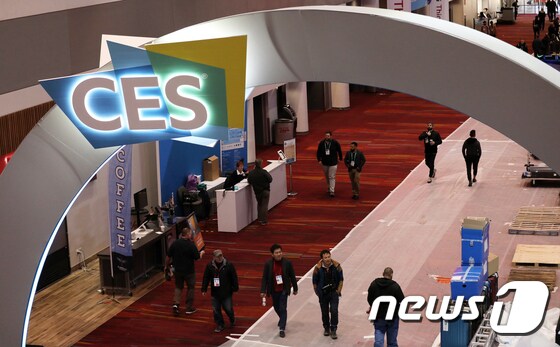 지난해 미국 라스베이거스에서 열린 국제가전전시회 'CES 2020'(International Consumer Electronics Show) 행사장 모습. 2020.1.6/뉴스1 © News1 오대일 기자