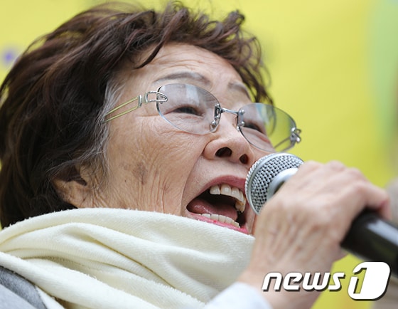 일본군 위안부 피해자인 이용수 할머니. 2020.1.8/뉴스1 © News1 신웅수 기자