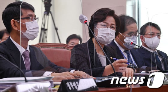 추미애 전 법무부 장관. 2020.10.12/뉴스1 © News1 신웅수 기자