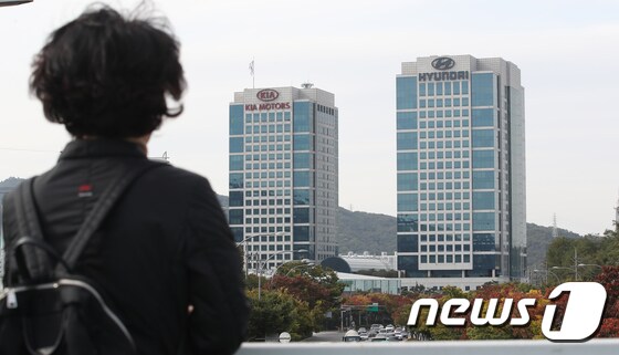 서울 서초구 양재동 현대자동차 본사 모습. 2020.10.14/뉴스1 © News1 송원영 기자