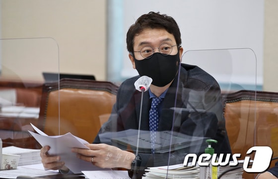 김웅 국민의힘 의원.  © News1 국회사진취재단