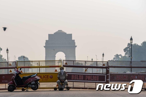 인도 스모그 현상 © AFP=뉴스1