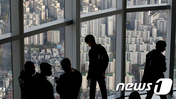 서울 아파트 단지의 모습.© News1 김진환 기자
