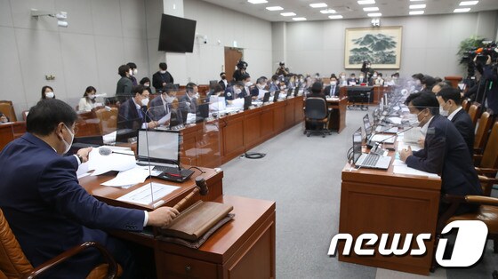 국회 운영위원회.  © News1 박세연 기자
