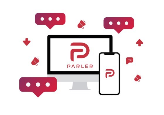 미국 네바다주 헨더슨에 본사를 둔 소셜미디어 애플리케이션(앱) '팔러'(Parler). (홈페이지 화면 갈무리) 2020.11.11/뉴스1