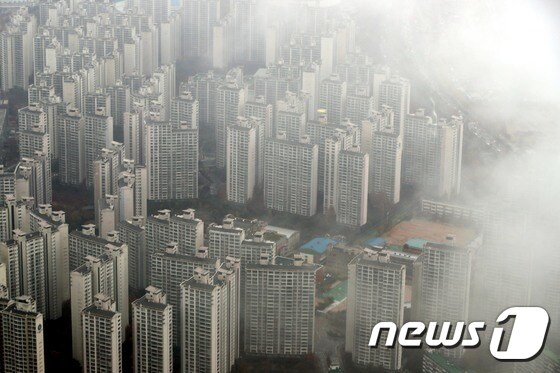 서울 아파트 단지 전경.© News1 이광호 기자
