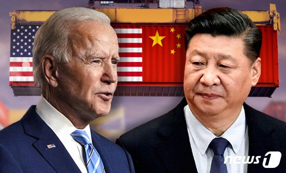 조 바이든 미국 대통령과 시진핑 중국 국가주석. © News1 최수아 디자이너