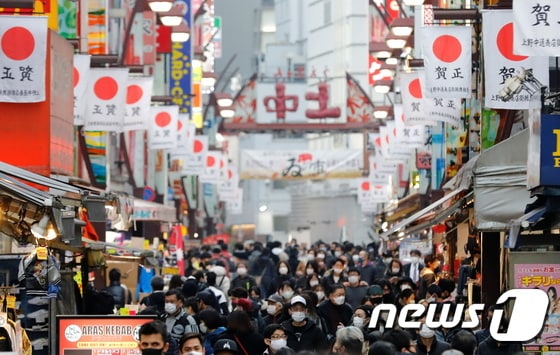 일본 도쿄의 거리. © 로이터=뉴스1