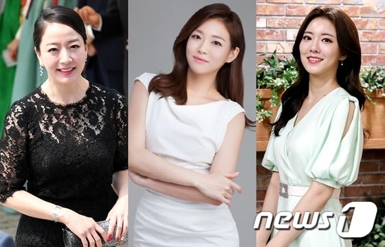 노현정, 이다희, 김민형 전 아나운서(왼쪽부터)/뉴스1 DB © 뉴스1