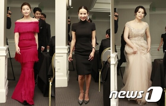 박소담, 조여정, 장혜진(왼쪽부터) ©  (LA=뉴스1) 권현진 기자