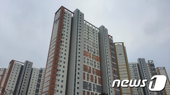 수원 권선구 호매실 한양수자인 아파트. © 뉴스1