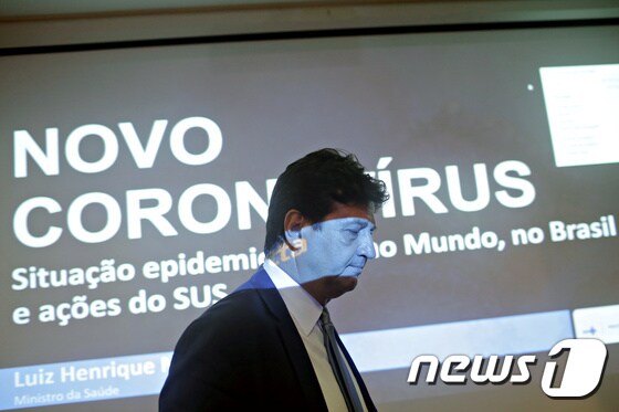 루이스 만데타 브라질 보건장관 © 로이터=뉴스1