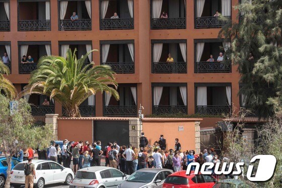 스페인령 카나리아제도의 H10 코스타 아데헤 팰리스 호텔.  © AFP=뉴스1