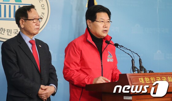 홍문종 친박신당 대표. 2020.3.10/뉴스1 © News1 김명섭 기자