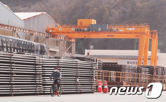 지난 3월13일 창원 성산구 두산중공업 본사. 2020.3.13/뉴스1 © News1 여주연 기자