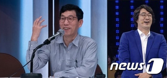 진중권 전 동양대 교수가 홍혜걸 박사(오른쪽)을 겨냥해 