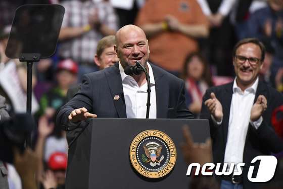 데이나 화이트 UFC 대표. © AFP=뉴스1
