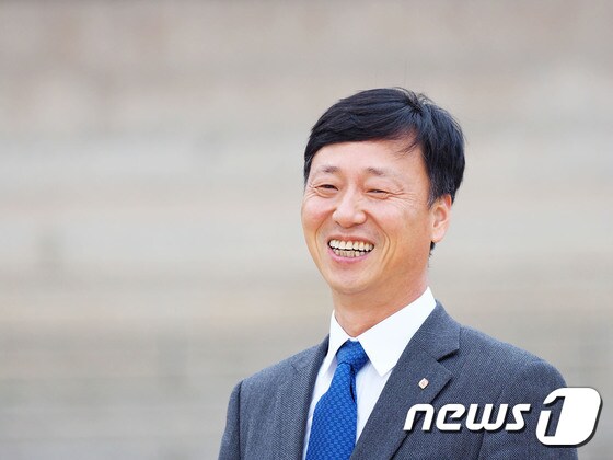 21대 총선 전남 나주화순 선거구에 출마한 민중당 안주용 예비후보. © News1