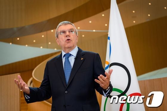 토마스 바흐 IOC 위원장. © AFP=뉴스1