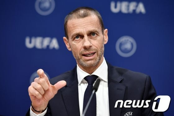 알렉산데르 세페린 UEFA 회장. © AFP=뉴스1